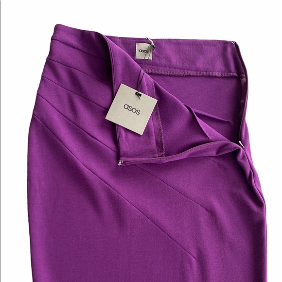 ASOS Purple Bodycon Skirt - Picture 2 of 3